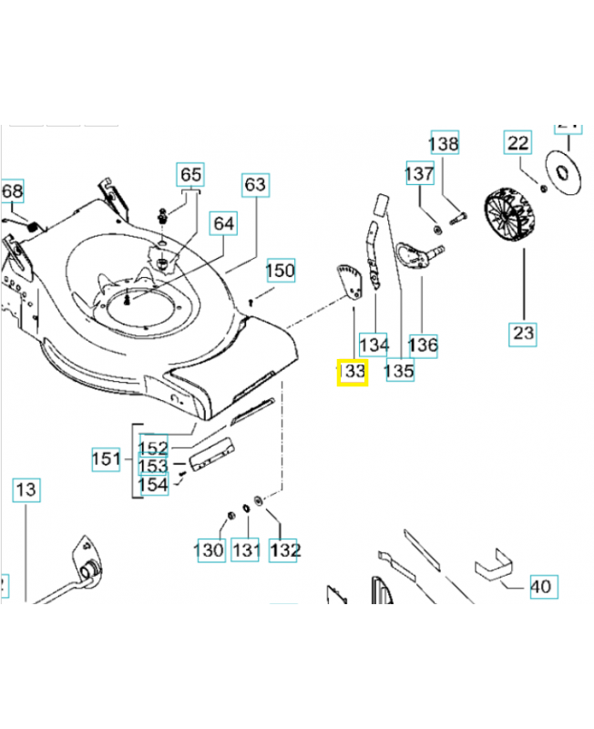 Kit 574413209. Pièce de rechange Husqvarna
