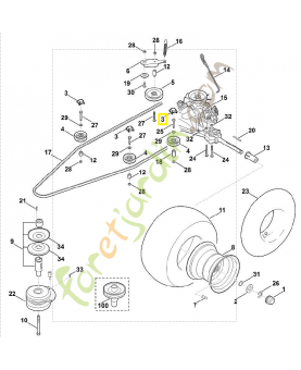 Cache 6160-706-0730. Pièce de rechange Sithl / Vicking