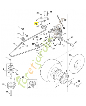 Palier a collet 6170-703-1920. Pièce de rechange Sithl / Vicking