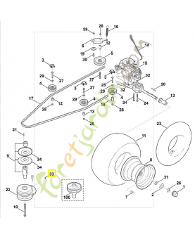 Agrafe 6140-162-4500. Pièce de rechange Sithl / Vicking
