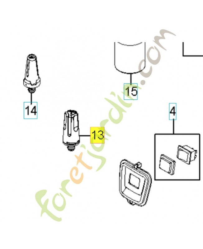 Buse 546090901- Pièce détachée Husqvarna