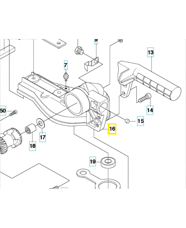 Carter 537231701. Pièce de rechange Husqvarna