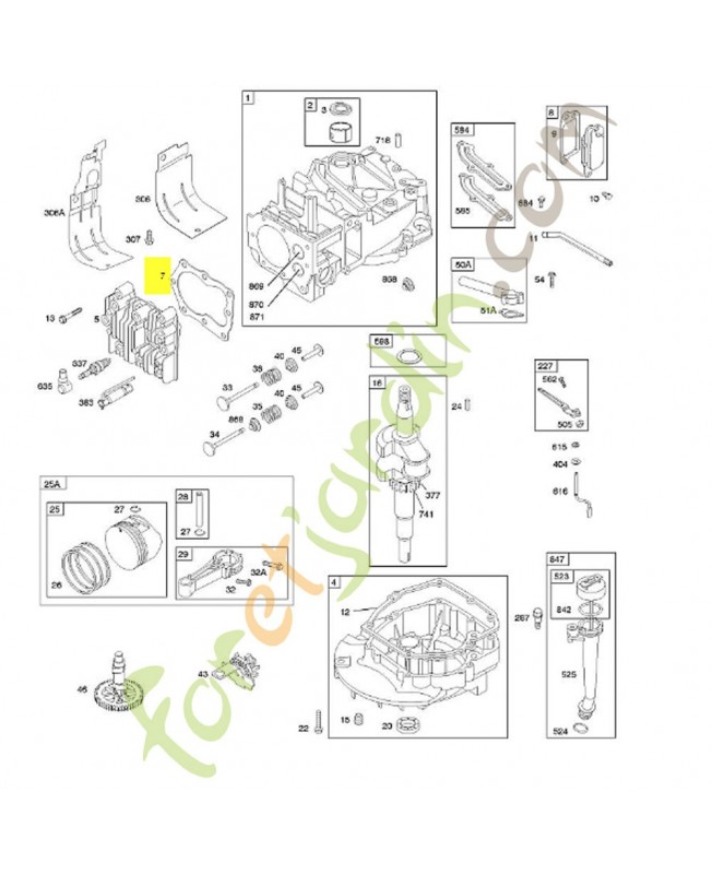 799874   Joint - culasse Briggs & Stratton 0003-000-3089