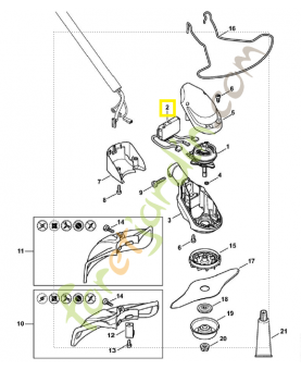 Module électronique 4863-430-1410. Pièce détachée Stihl / Vicking