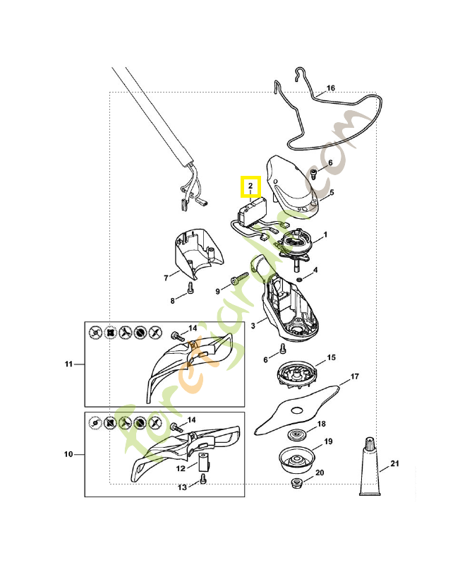 Module électronique 4863-430-1410. Pièce détachée Stihl / Vicking