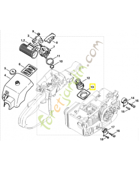 Plaque de support 1129-141-3300. Pièce de rechange Sithl / Vicking