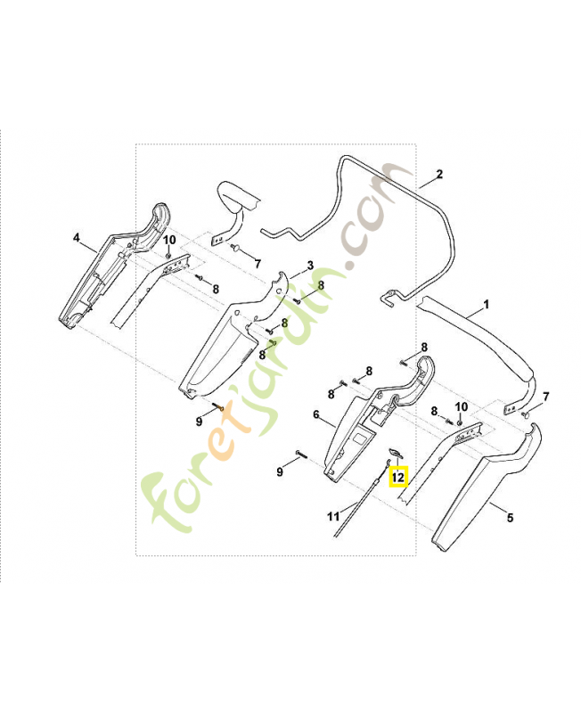 Support 6375-764-6700. Pièce de rechange Sithl / Vicking Support 6375-764-6700. Pièce de rechange Sithl / Vicking