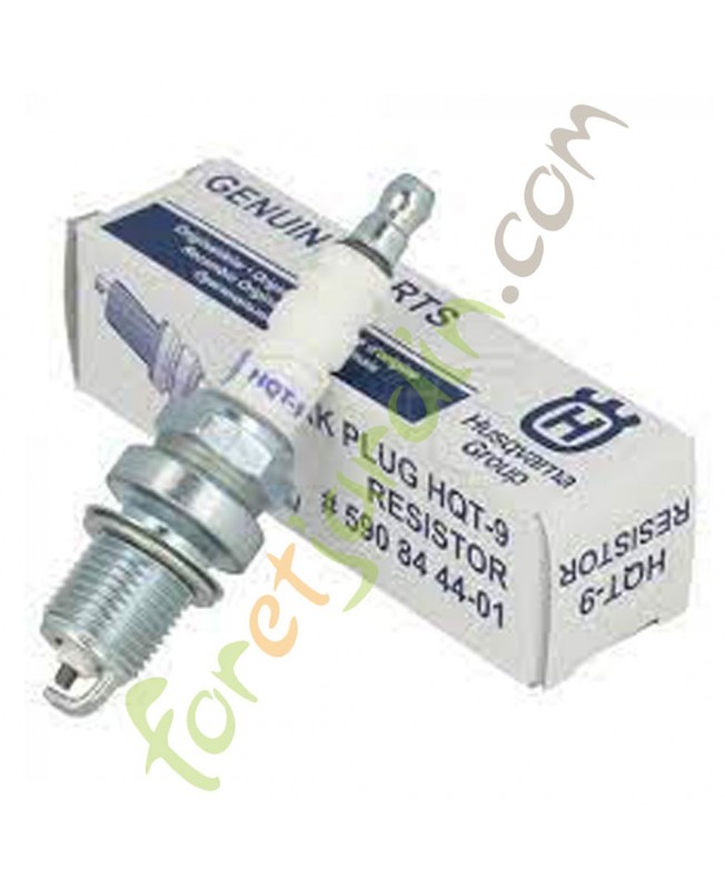 Bougie d'allumage HQT9 husqvarna ref. 590844401 en stock
