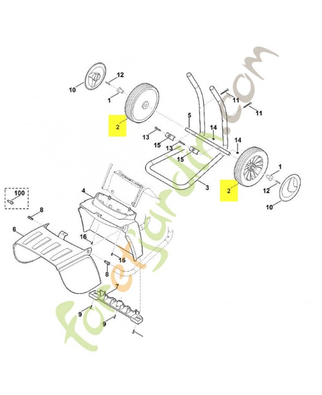 Roue d 250 6000-700-0400
