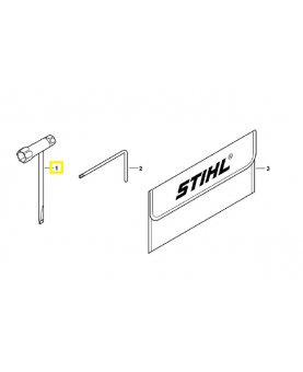 Clé multiple 1142-890-3401. Pièce détachée Stihl / Vicking