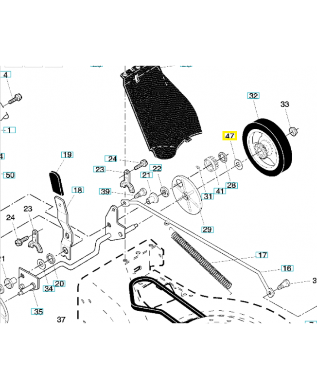 Rondelle 532067725. Pièce de rechange Husqvarna