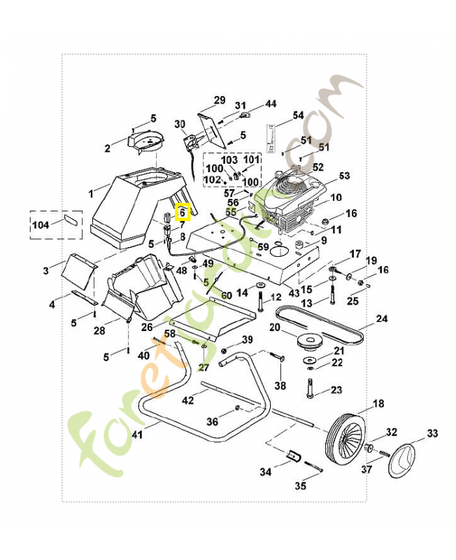 Commutateur 6001-430-0210. Pièce de rechange Sithl / Vicking