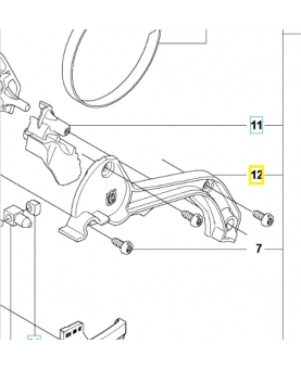 Carter 505199703. Pièce détachée Husqvarna