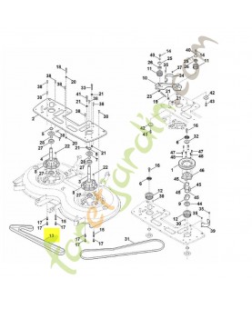 Courroie crantee double 6170-764-0900