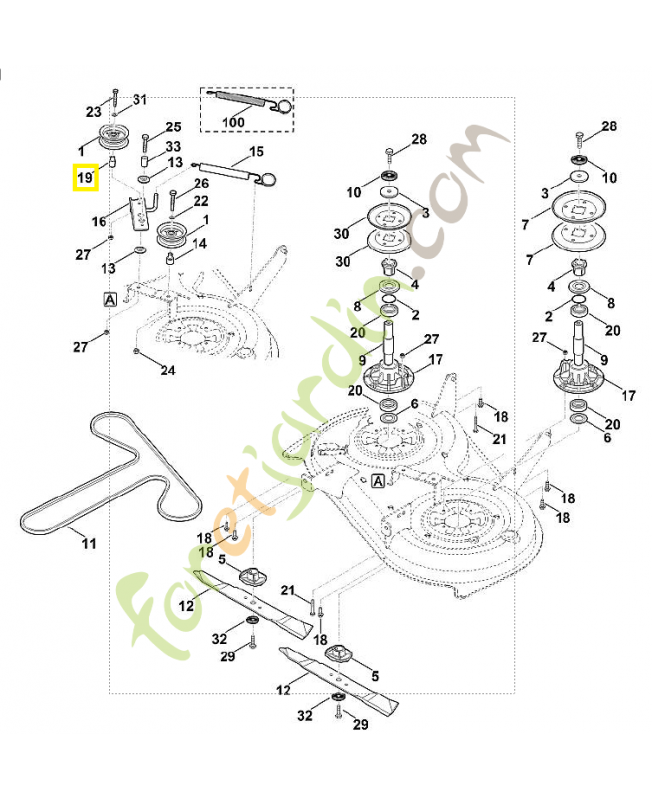 Douille d'écartement 6165-764-2830. Pièce détachée Stihl / Vicking Douille d'écartement 6165-764-2830. Pièce détachée Stihl / Vicking