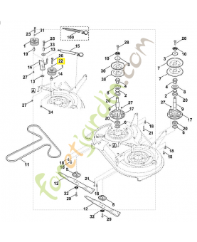 Rondelle 6165-958-0200. Pièce détachée Stihl / Vicking