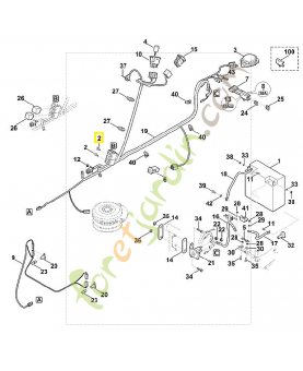Vis m6x16 9075-478-4610. Pièce de rechange Sithl / Vicking