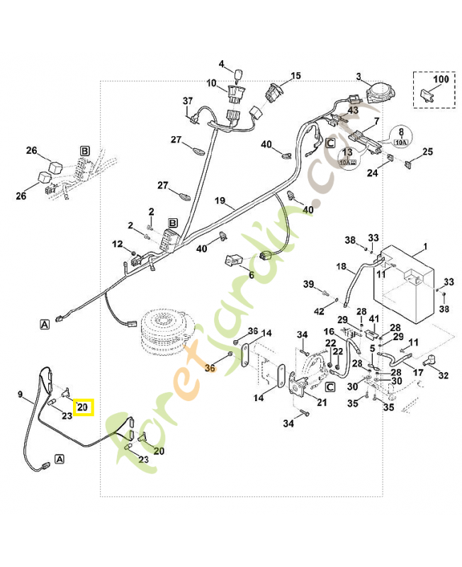 Douille 6170-440-1800. Pièce de rechange Sithl / Vicking