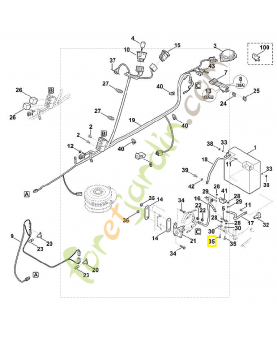 Vis a six pans 9008-319-1020. Pièce de rechange Sithl / Vicking