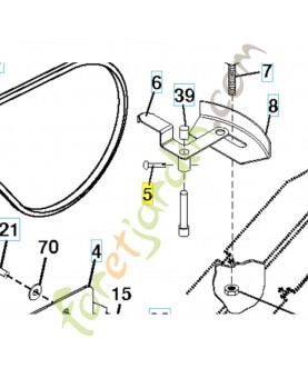 Axe fixation de levier 532164329