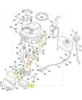 Silencieux mt 5097 6170-140-0630. Pièce de rechange Sithl / Vicking