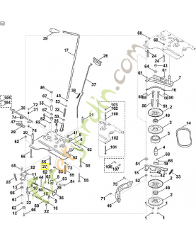 Boulon 6170-162-5220. Pièce de rechange Sithl / Vicking