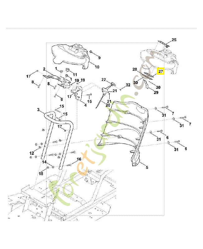 Unité d'affichage 6170-400-0100. Pièce de rechange Sithl / Vicking
