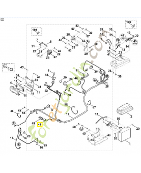 Câble d’accouplement mécanique 6170-440-1900 stihl