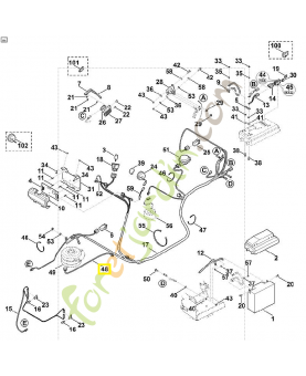 Câble d’accouplement électromagnétique 6170-440-1910. Pièce de rechange Sithl / Vicking