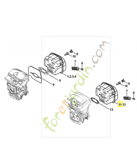 Silencieux  ms 231/2511143-140-0651 STIHL