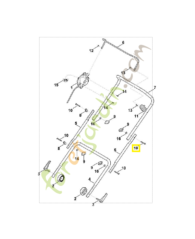 Vis creuse 6311-708-8400. Pièce détachée Stihl / Vicking
