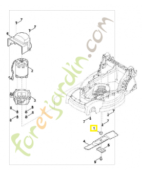 Douille 6311-608-3800. Pièce détachée Stihl / Vicking