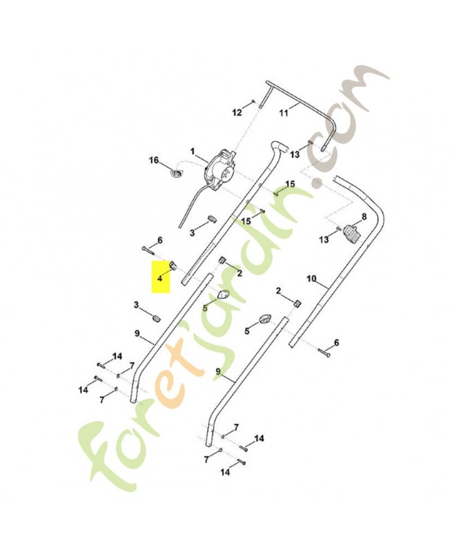 Guide 6311-706-6600. Pièce détachée Stihl / Vicking