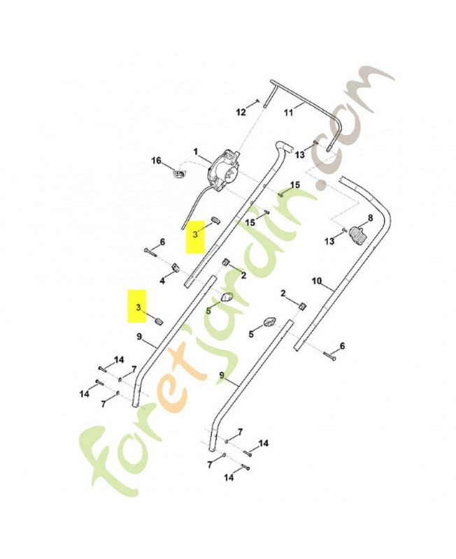 Clip pour cable 6311-703-3100
