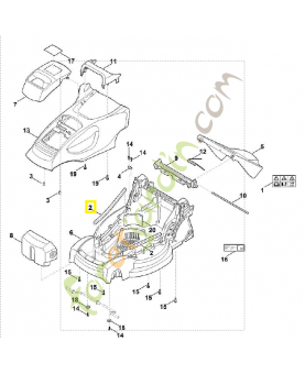 Jeu de filtres 6311-007-1090. Pièce détachée Stihl / Vicking