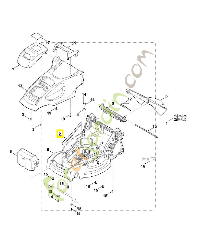 Jeu de filtres 6311-007-1090. Pièce détachée Stihl / Vicking