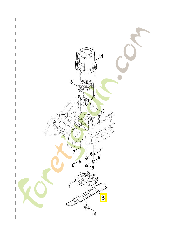 Lame rma 339 6320-702-0140. Pièce détachée Stihl / Vicking Lame rma 339 6320-702-0140. Pièce détachée Stihl / Vicking