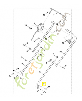 Rondelle 6311-708-9390. Pièce détachée Stihl / Vicking