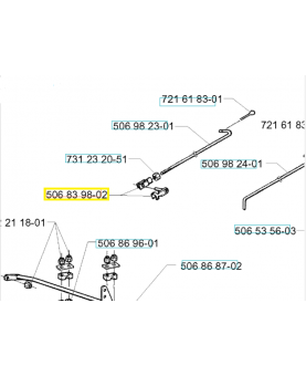 Joint 506839802. Pièce de rechange Husqvarna