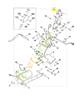 Commutateur 6170-430-0530. Pièce de rechange Sithl / Vicking