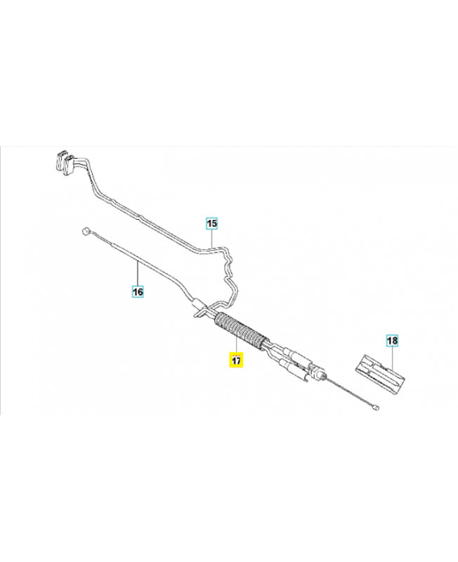 Tube 521524401. Pièce de rechange Husqvarna