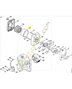 Préfiltre ( br ) 4203-141-0310. Pièce de rechange Sithl / Vicking