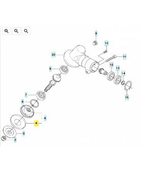 disque de pression 537292601. Pièce de rechange Husqvarna