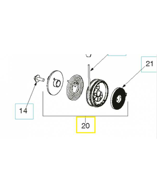 kit poulie 585530301. Pièce de rechange Husqvarna