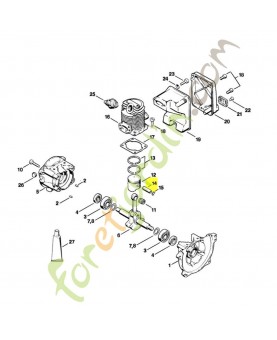 Axe de piston 4112-034-1500
