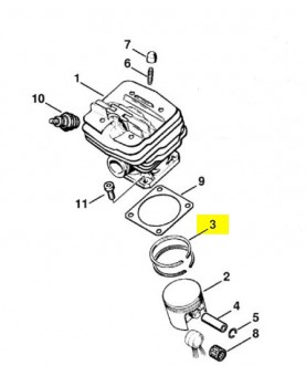 Segment référence 1125-034-3003