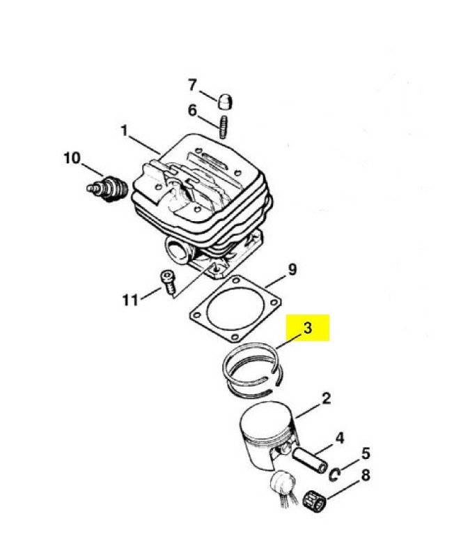 Segment référence 1125-034-3003