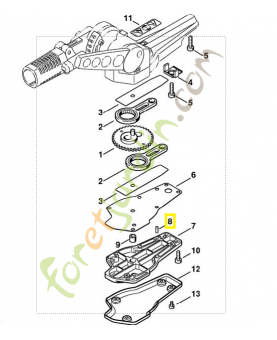 Goupille cylind 4x10 9381-651-2062. Pièce de rechange Sithl / Vicking