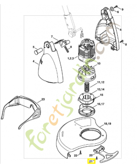 Vis parker p 3,5x12 9104-003-8637. Pièce de rechange Sithl / Vicking