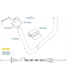 Câblage complet 537359602. Pièce de rechange Husqvarna